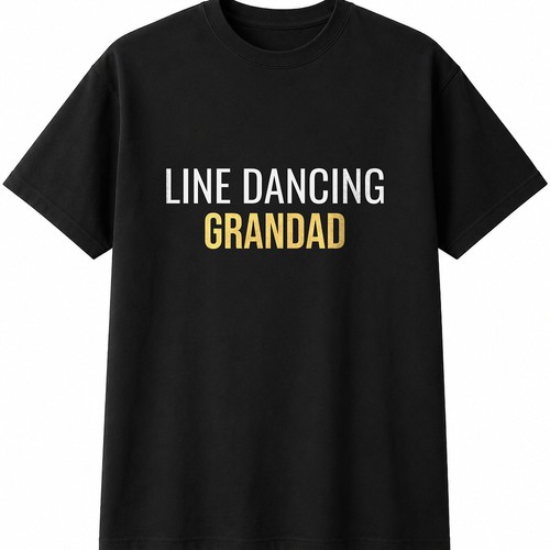 Line dancing grandad mens - line,