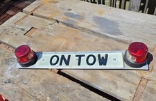 Classic Car On Tow Board With Lights