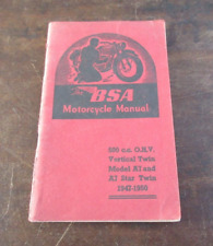 BSA 500cc A7 + Star Twin