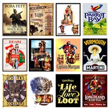 Alcohol retro metal - retro,