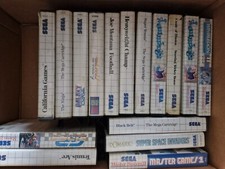 Sega Master System Games - Make Your Selection