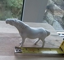 *Vintage* Miniature White Horse Porcelain Figurine