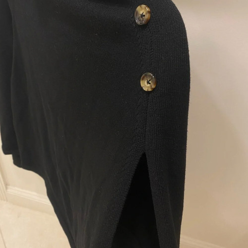 Ann taylor black poncho - taylor, vest