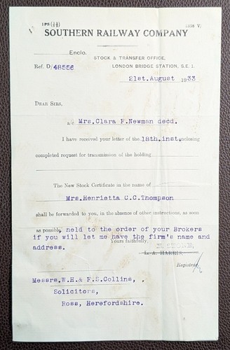 1933 southern railway - 1933,