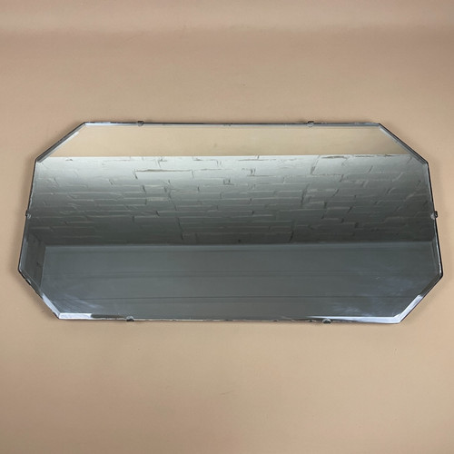 Vintage octagon wall mirror - vintage,