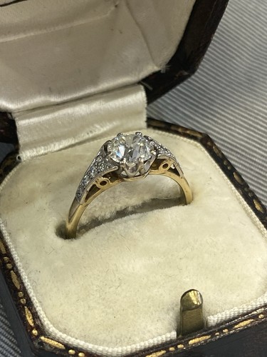 Vintage edwardian 9ct diamond - vintage,