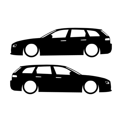 Set car decal - of,