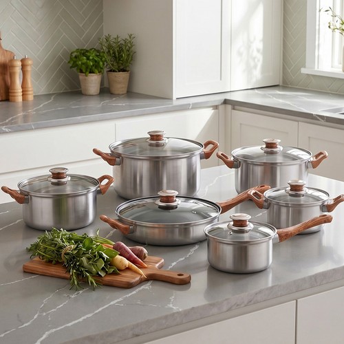 6pcs induction non stick - 6pcs,