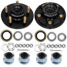 2 Sets 3500Lbs Trailer Hub Kit