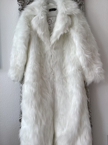 Glam white arctic faux long - white,