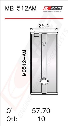 King 512am crankshaft - 512am,