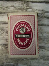 Vintage Truman's Trubrown Brown Ale Playing Cards Used Full Set Beer Brewerina