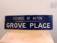 Road advertising sign  Acton