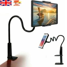 Long Lazy Arm Mount Mobile Phone Holder For Android iPhone Bed Desk Clamp UK