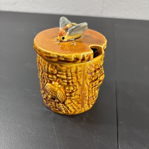 Vintage ceramic honey - honey, pot