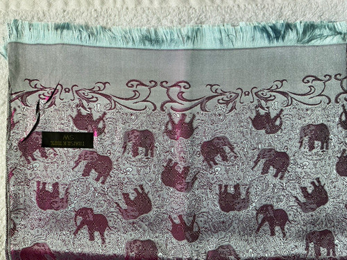 Women purple silk jacquard - silk,