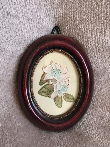 Vintage oval photo frame - oval,