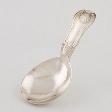 Silver Caddy Spoon Dublin c1813
