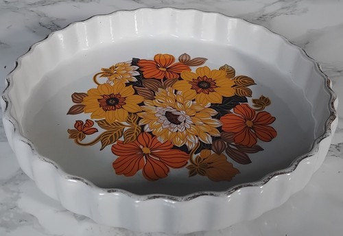 Vintage ashley ceramics flan - ashley,