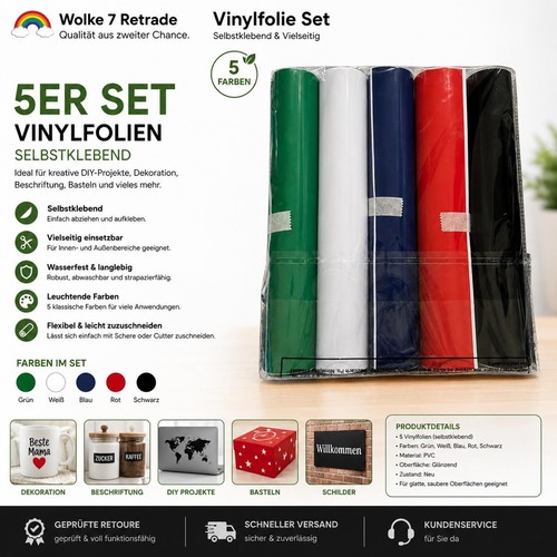 Vinyl film self adhesive - vinyl, 5x