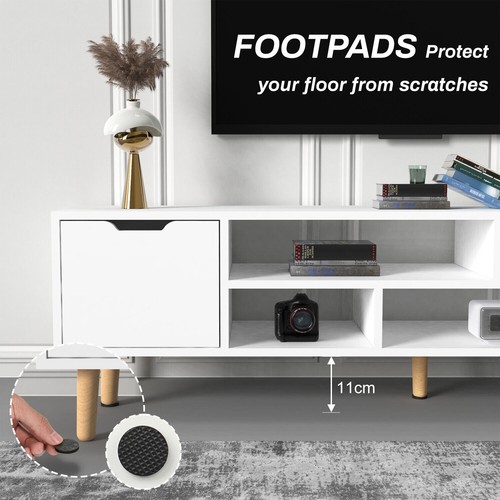White stand 140cm unit - stand,