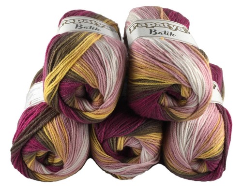 Rainbow wool pack - 5, 100g