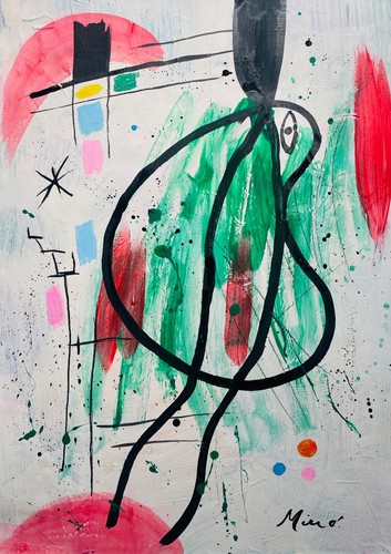 Joan miro original - miro, painting