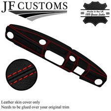 Red stitching dash - red,