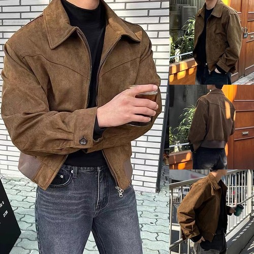 Men stylish vintage suede - stylish,