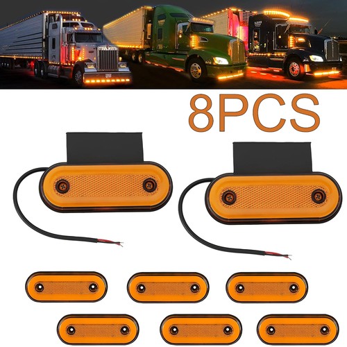Led lights side marker - 8x,