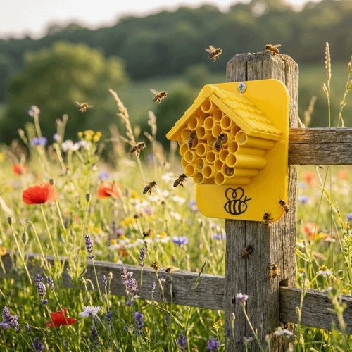 Bee hotel house - for, solitary