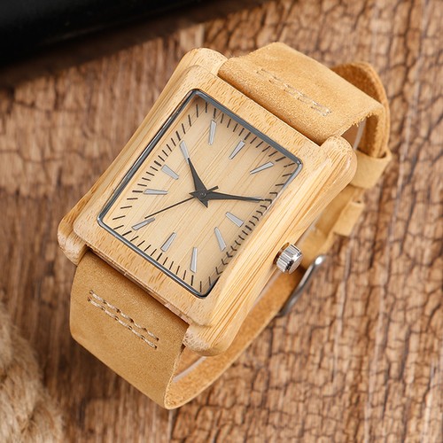 Mens wooden watch with - wooden,