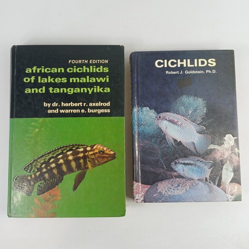 Vintage cichlid books - books, x2