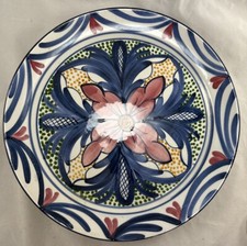 VINTAGE hand painted blue/pink