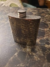 Hammered Pewter Hip Flask 3 oz