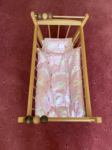 Refurbished dolls cot with new - dolls,