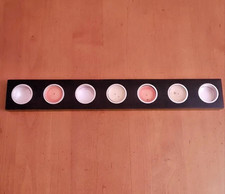 IKEA ACCENTS 7 TEA LIGHT VOTIVE CANDLE HOLDER RUNNER BLACK CONTEMPORARY #16534