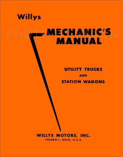 Willys jeep shop manual - jeep,