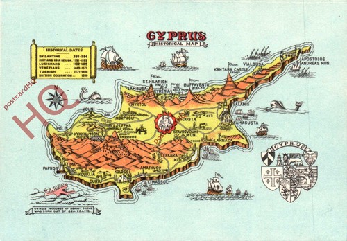 Picture postcard cyprus - picture, postcard_