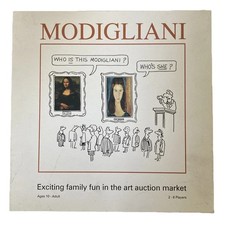 VINTAGE “MODIGLIANI” Art Auction Board Game~Gazebo Games 1996~COMPLETE