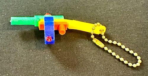 Vintage multi color plastic - multi-color,
