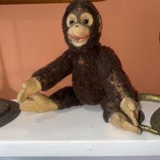 Vintage Jointed Mohair Monkey