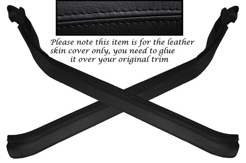 Black stitch door sill - black, 2x