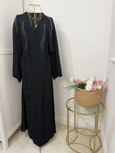 Zara black midi - dress, m