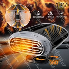 2000W Portable 2IN1 Heater Fan Defogger 12V Car Heating Ceramic Heater Disc Iron