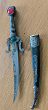 Vintage Metal Letter Opener & Case Collectable 26cm Long