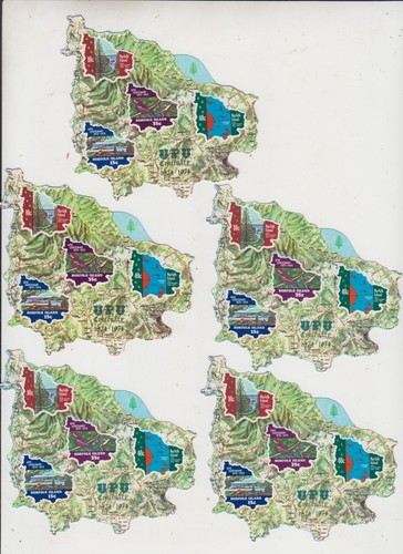 Map stamp norfolk island - stamp, 1974