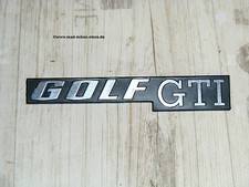 Original emblem lettering rear emblem VW Golf 1 GTI I rabbit mk1 Pirelli USA NEW