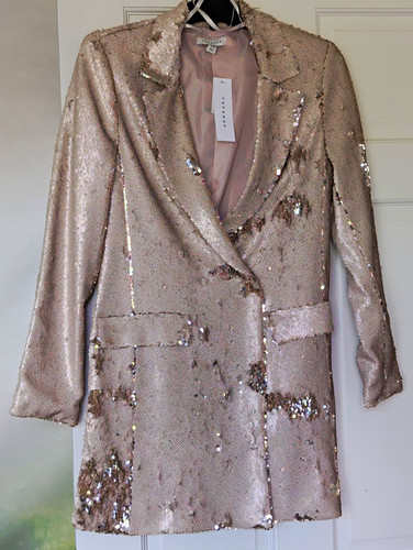 Topshop silver sequin - silver,