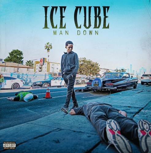 Ice cube man down - man,